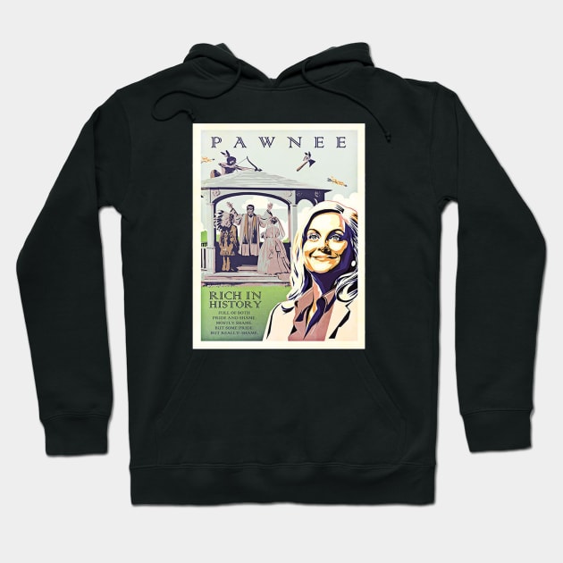 Explore Pawnee Hoodie by homassall